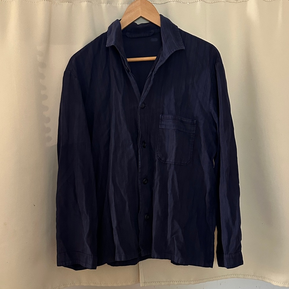 RAWSON WORKwear over dyed NAVY flannel PJ shirt